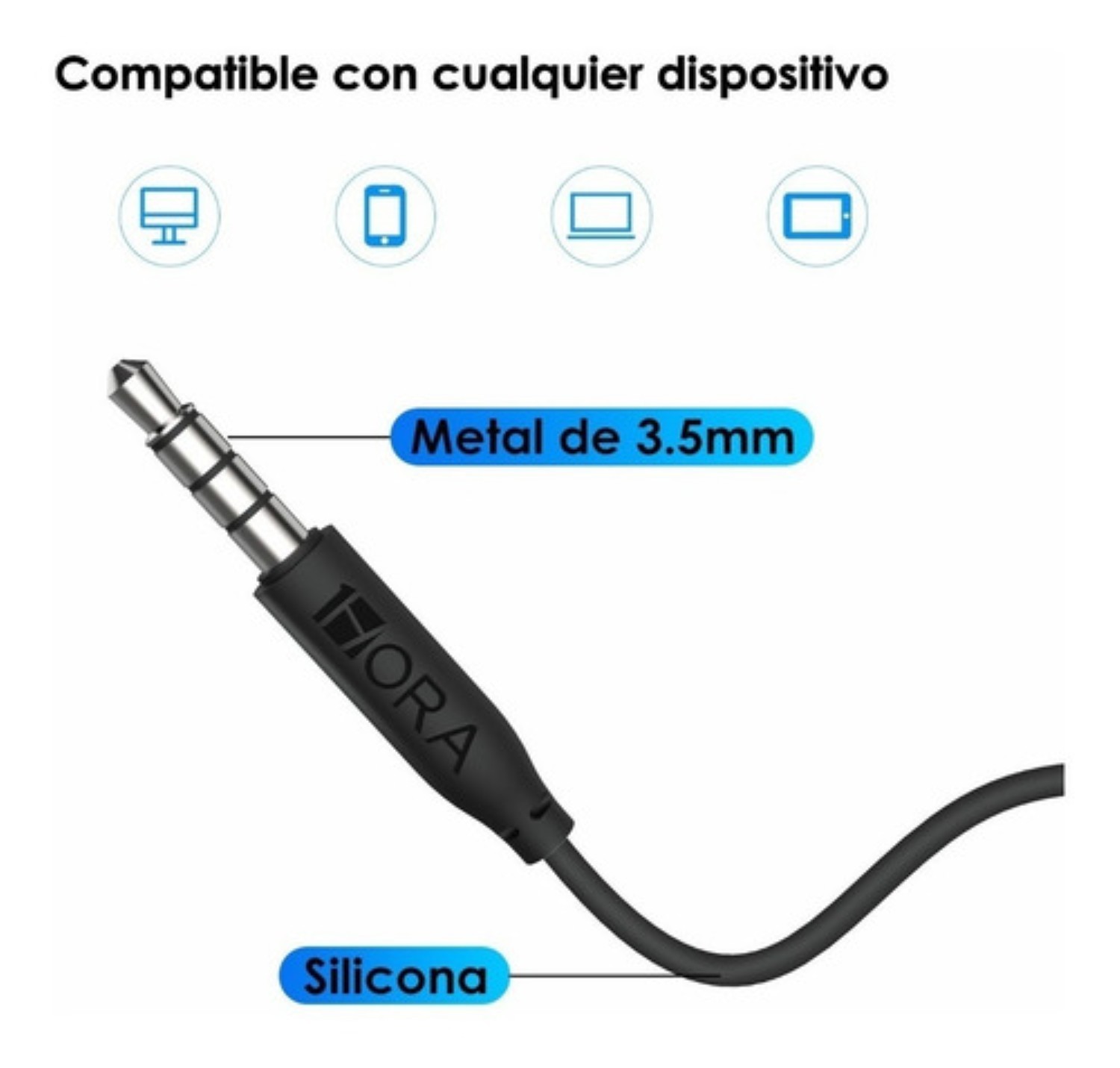 Aud&iacute;fonos In-ear Gamer Negro image number null