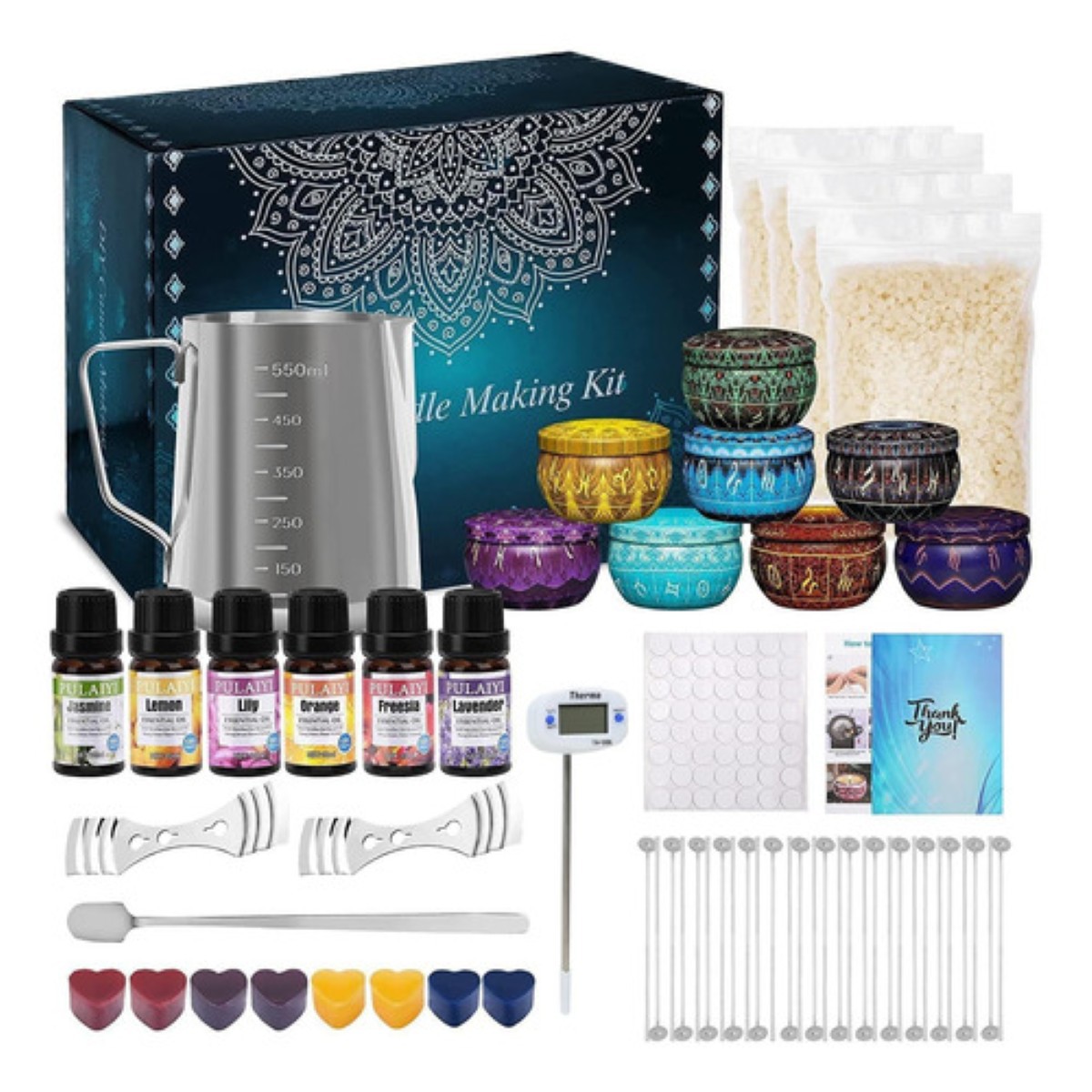 Kit Para Hacer Velas Arom&aacute;ticas image number null