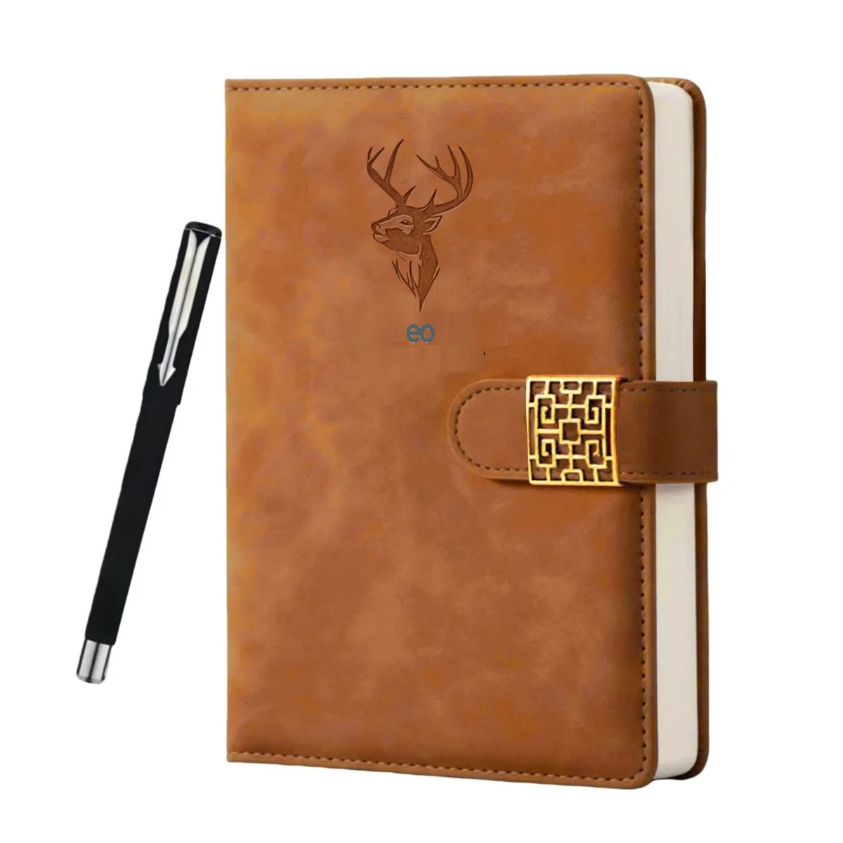 Cuaderno Forrado Tapa Dura Para Regalo Escolar, 360 P&aacute;ginas Marron image number null