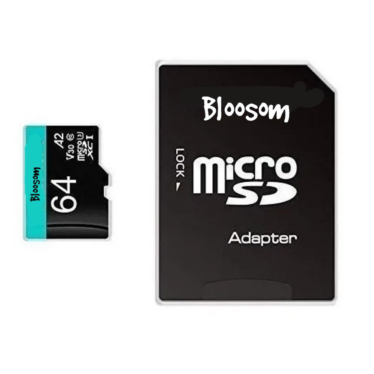 Tarjeta De Memoria Adata Ausdx64gui3v30sa2-ra1 Con Adaptador Sd 64gb Negro image number null