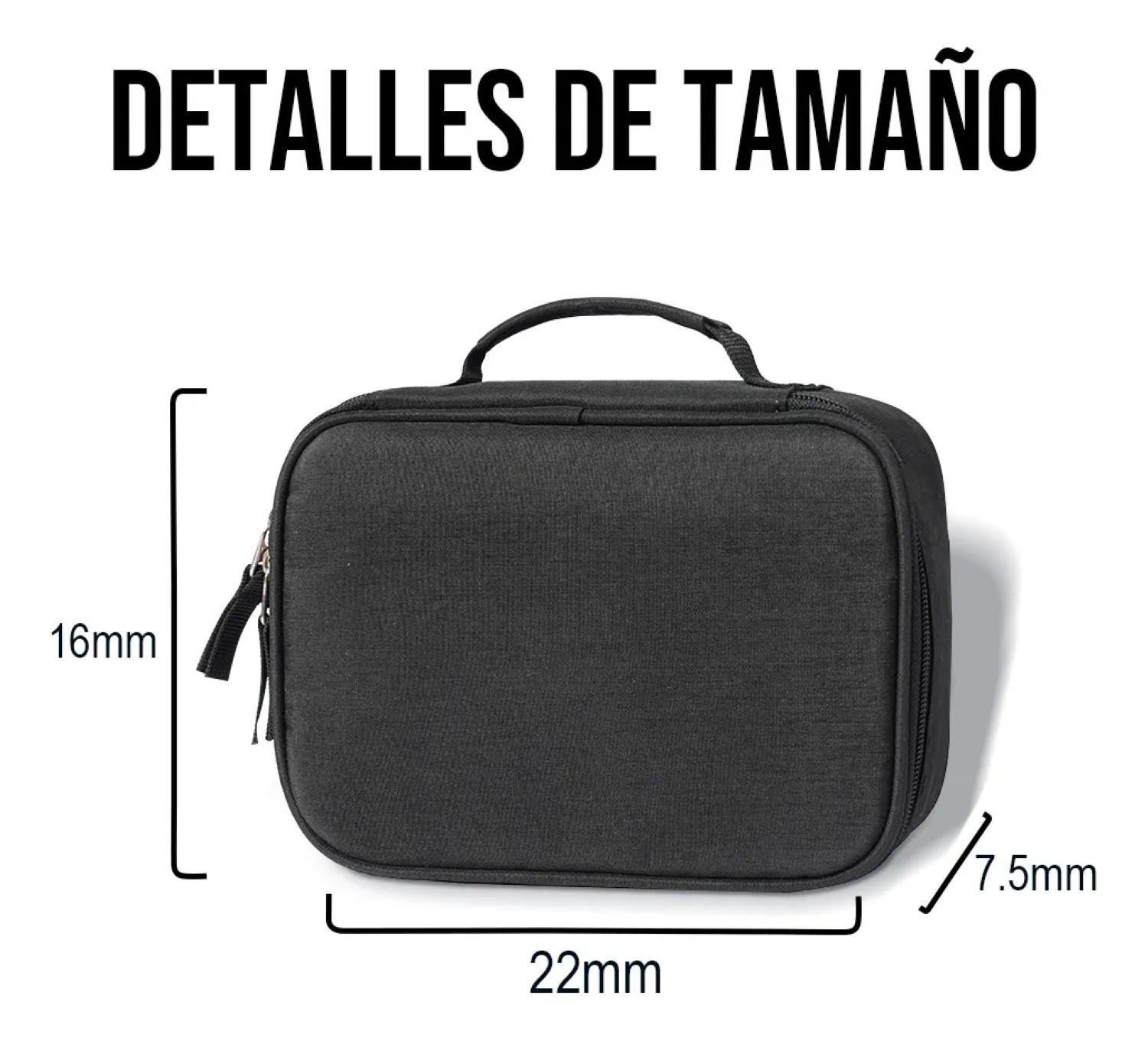 Estuche Para Lapices 24 Ranuras Lapiceras Organizadoras negro image number null