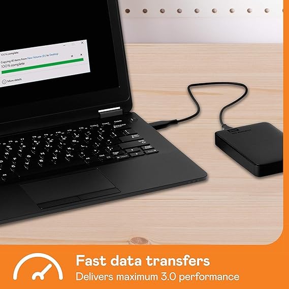 Western Digital 4TB Elements Portable External Hard Drive - USB 3.0 - WDBU6Y0040BBK-WESN. image number null