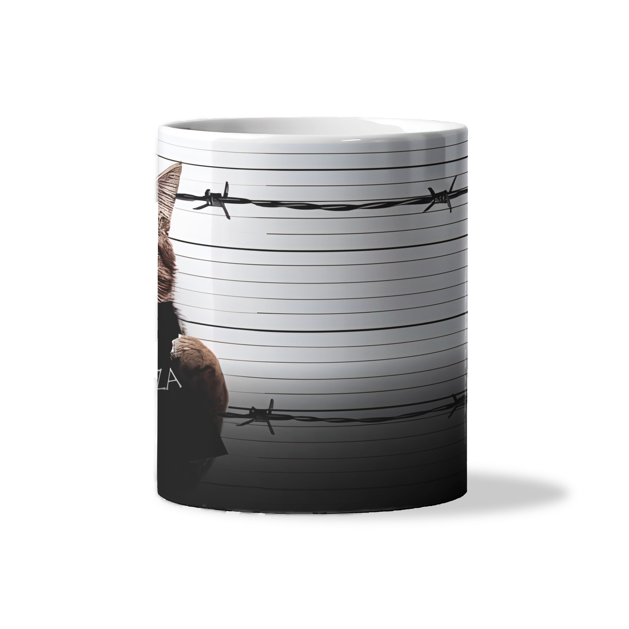 Taza de Cer&aacute;mica Blanca con Dise&ntilde;o de MIAU Para Decoraci&oacute;n De Alta Calidad image number null