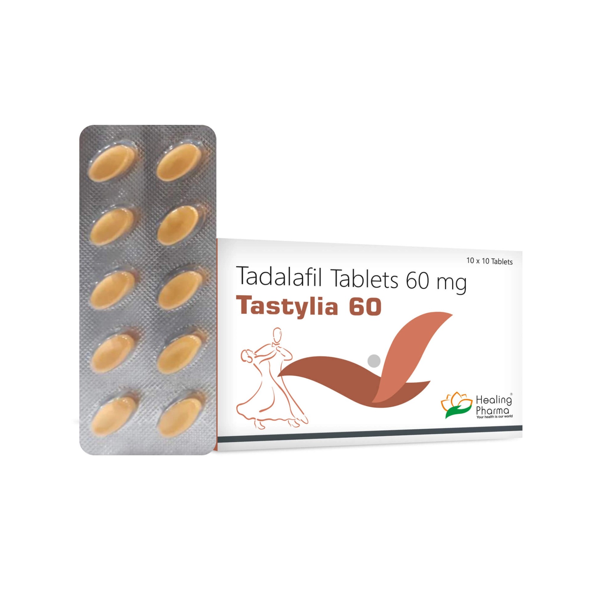 Tastylia 60 - Tadalafil Tablets 60 mg image number null