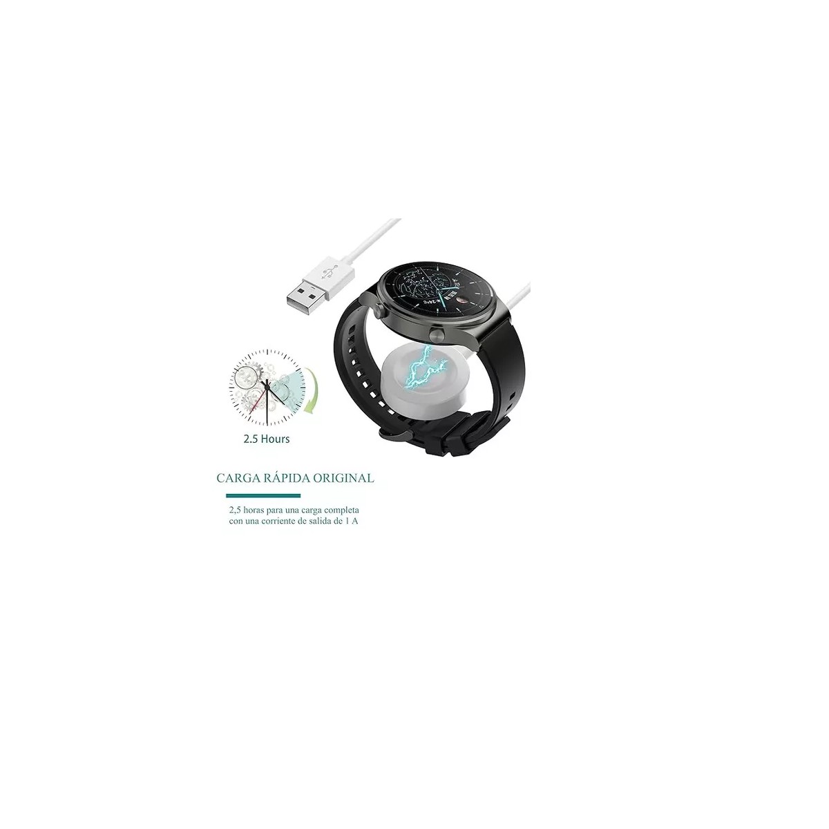 Base Soporte De Carga Reloj Inteligente Blanco. image number null