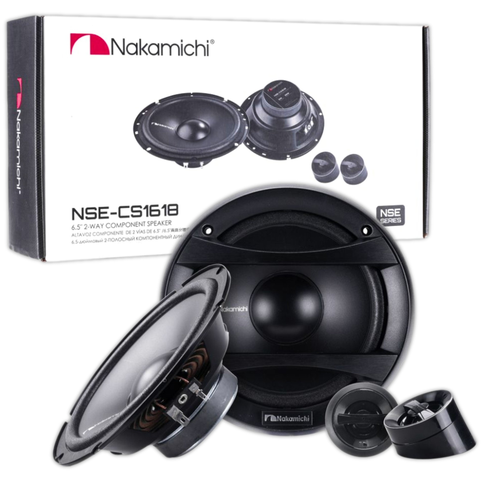 Set de Medios Nakamichi NSE-CS1618 200W 6.5 PLG image number null