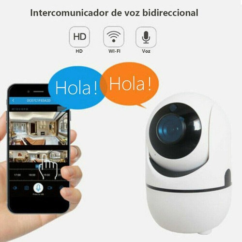 C&aacute;mara De Seguridad Inal&aacute;mbrica Wifi Hd 1080p Con Alarmas image number null
