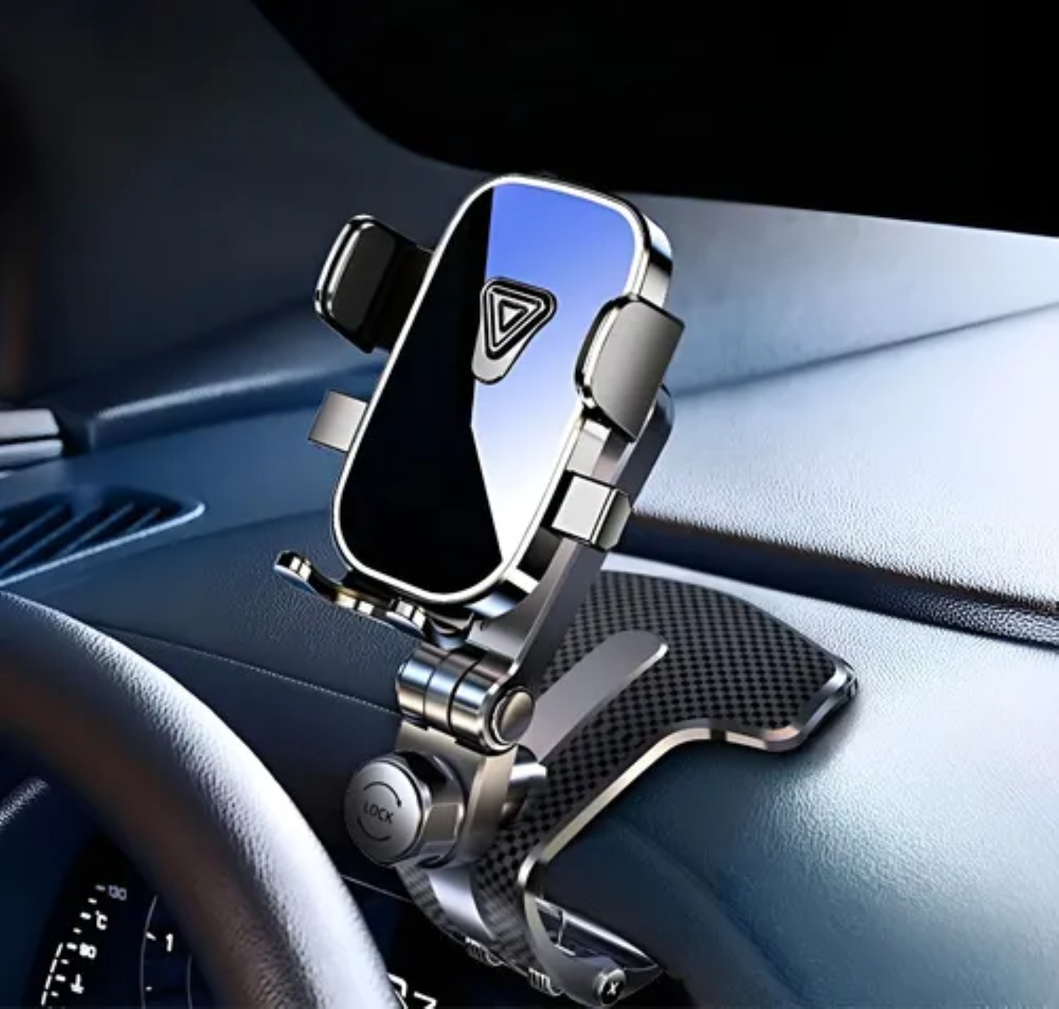 Soporte Para Celular Coche,porta Celular Carro 3en1 Estable negro image number null