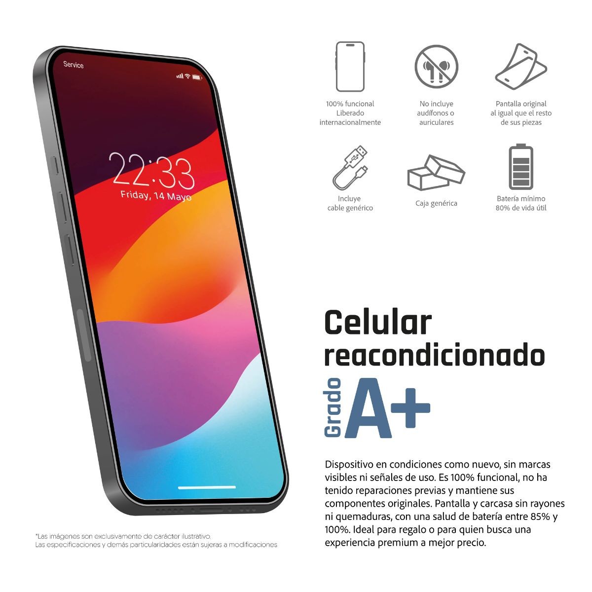 Apple iPhone 13 Pro Max Verde 128GB - Super Retina OLED 6.1 pulgadas reacondicionado image number null