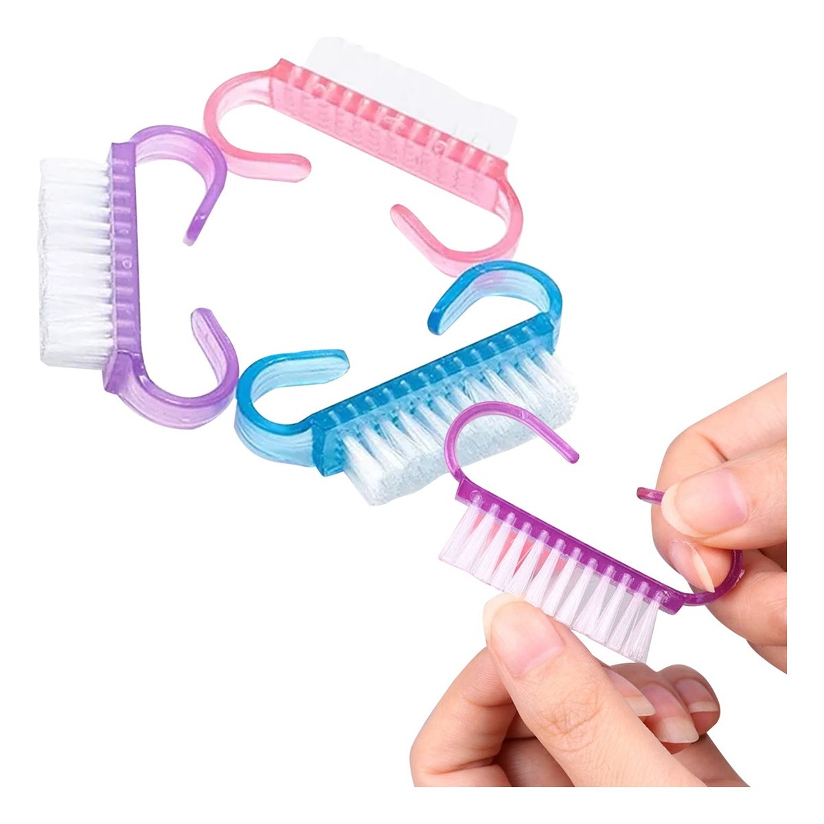 Cepillo Para U&ntilde;as Acrilicas Cepillo Para U&ntilde;as Y Manos 12 Pzs image number null