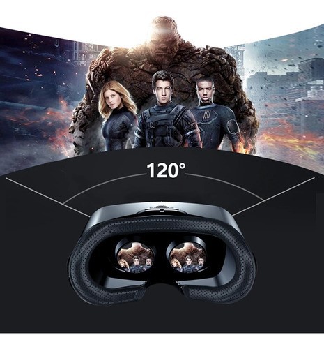 Lentes De Realidad Virtual 3d Vrg Con Controles negro image number null