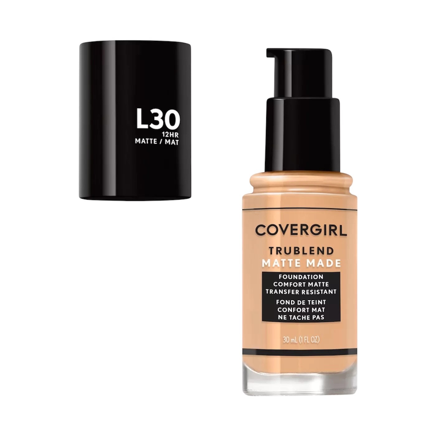 Covergirl Base de Maquillaje L&iacute;quida Trublend Matte L30 Golden Ivory image number null