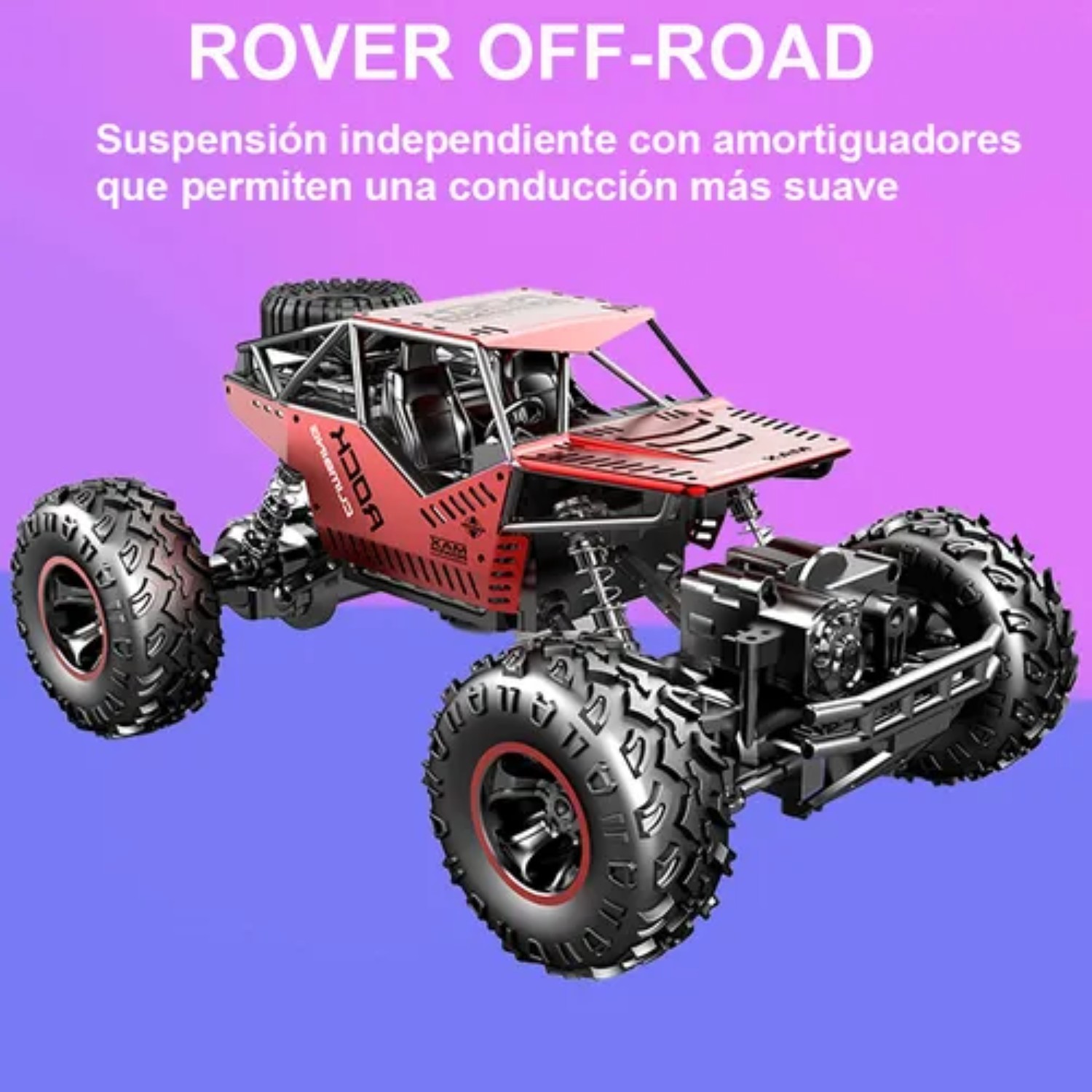 Juguete Control Remoto 4x4 rojo image number null