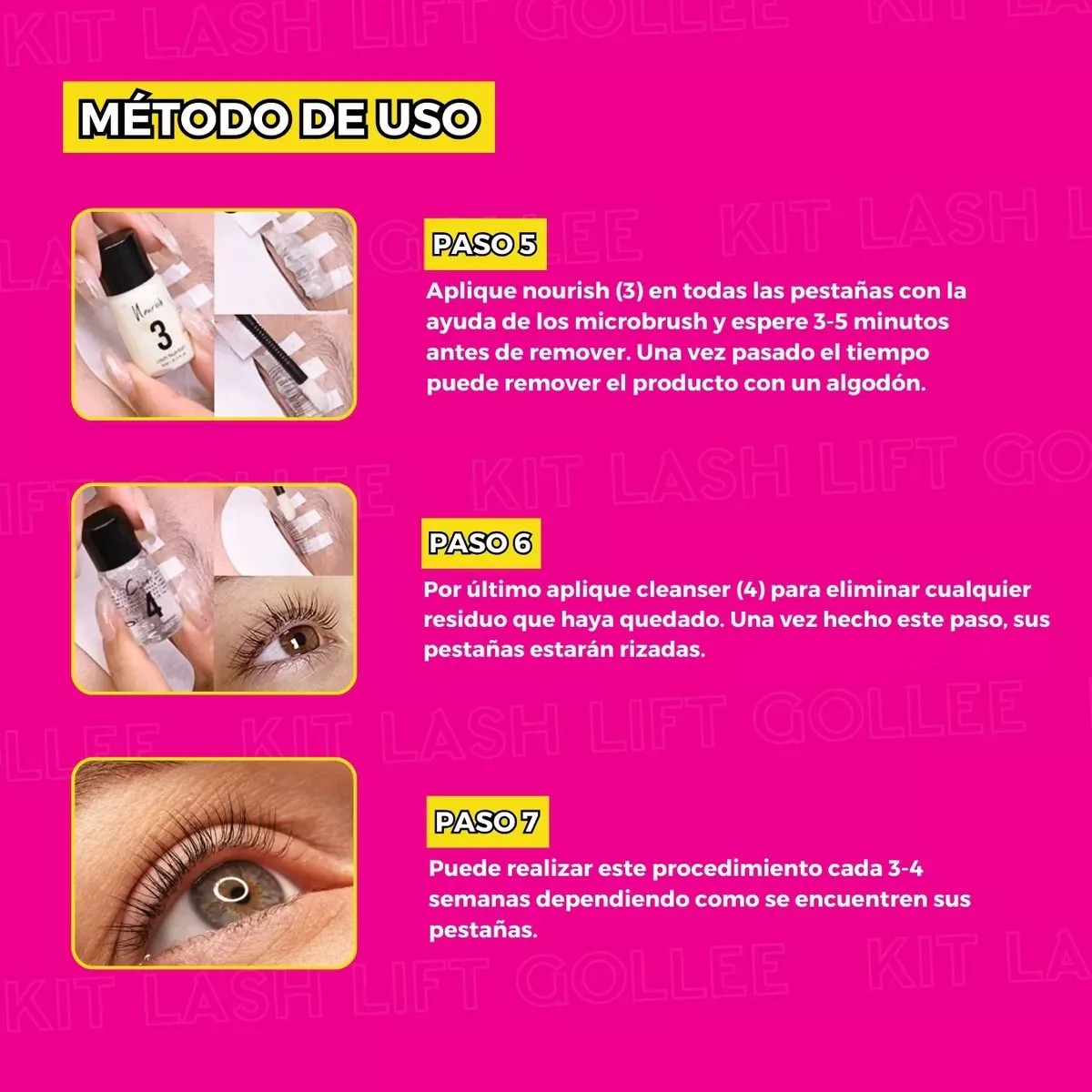 Kit Gollee Profesional Lash Lifting Para Pesta&ntilde;as image number null