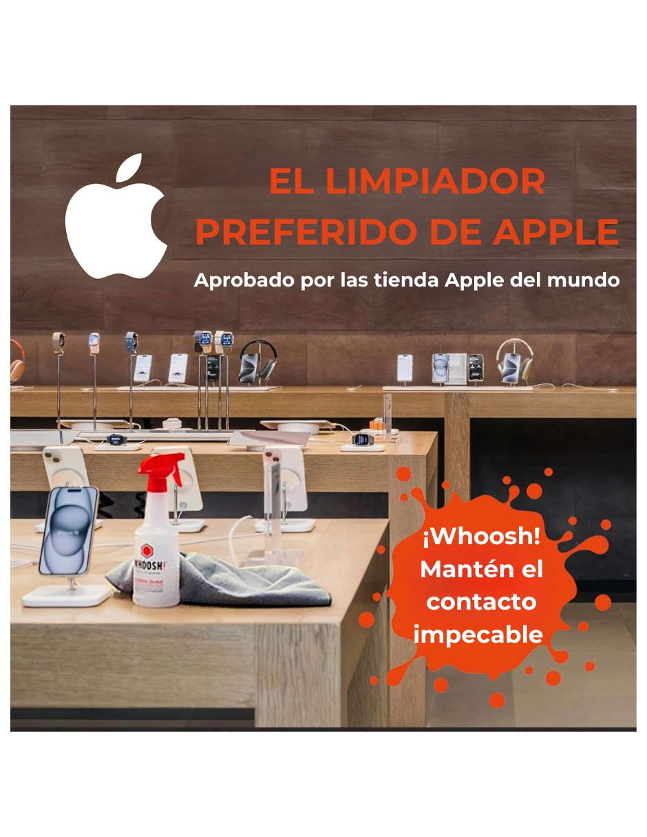 Spray Limpiador de Pantallas Whoosh! 500 ml Screen Shine Professional. image number null