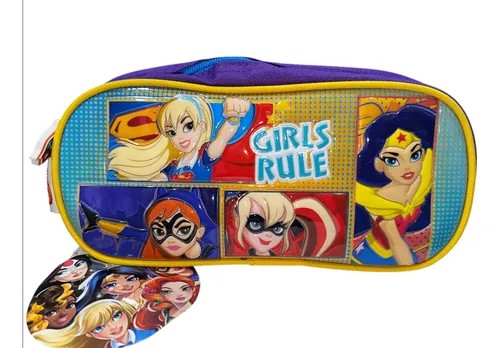 Lapicera Estuchera Escolar Girls Rule Dc image number null