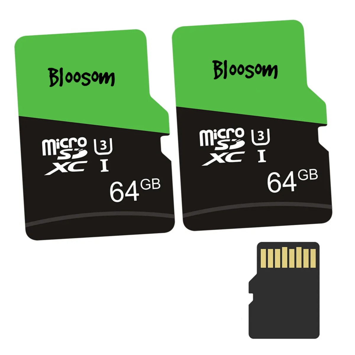 Memoria Micro Sd 64gb Clase 10 2 Piezas Negro image number null