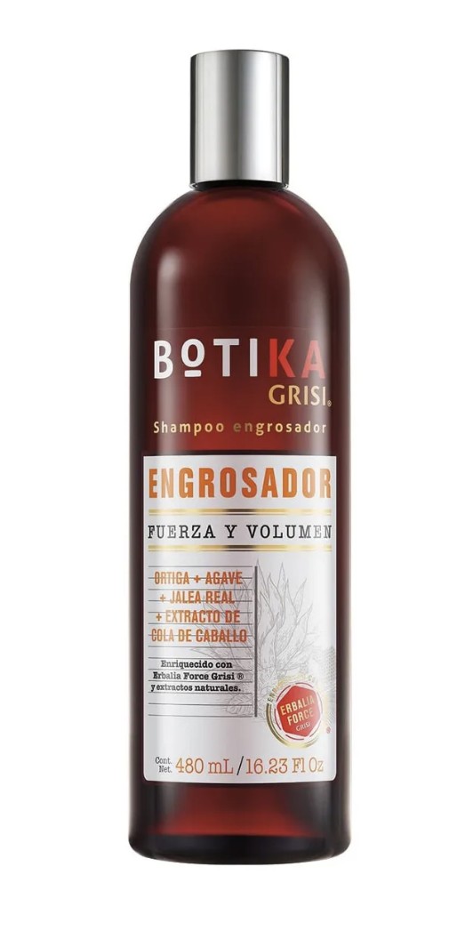 Shampoo Grisi Botika Engrosador Fuerza y Volumen 480ml image number null