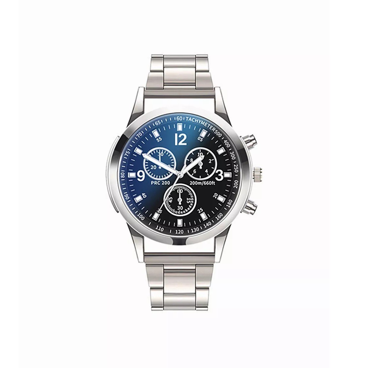 Moda Para Hombre Reloj Nuevo Belug Original Correa Met&aacute;lica Hombre Plata image number null