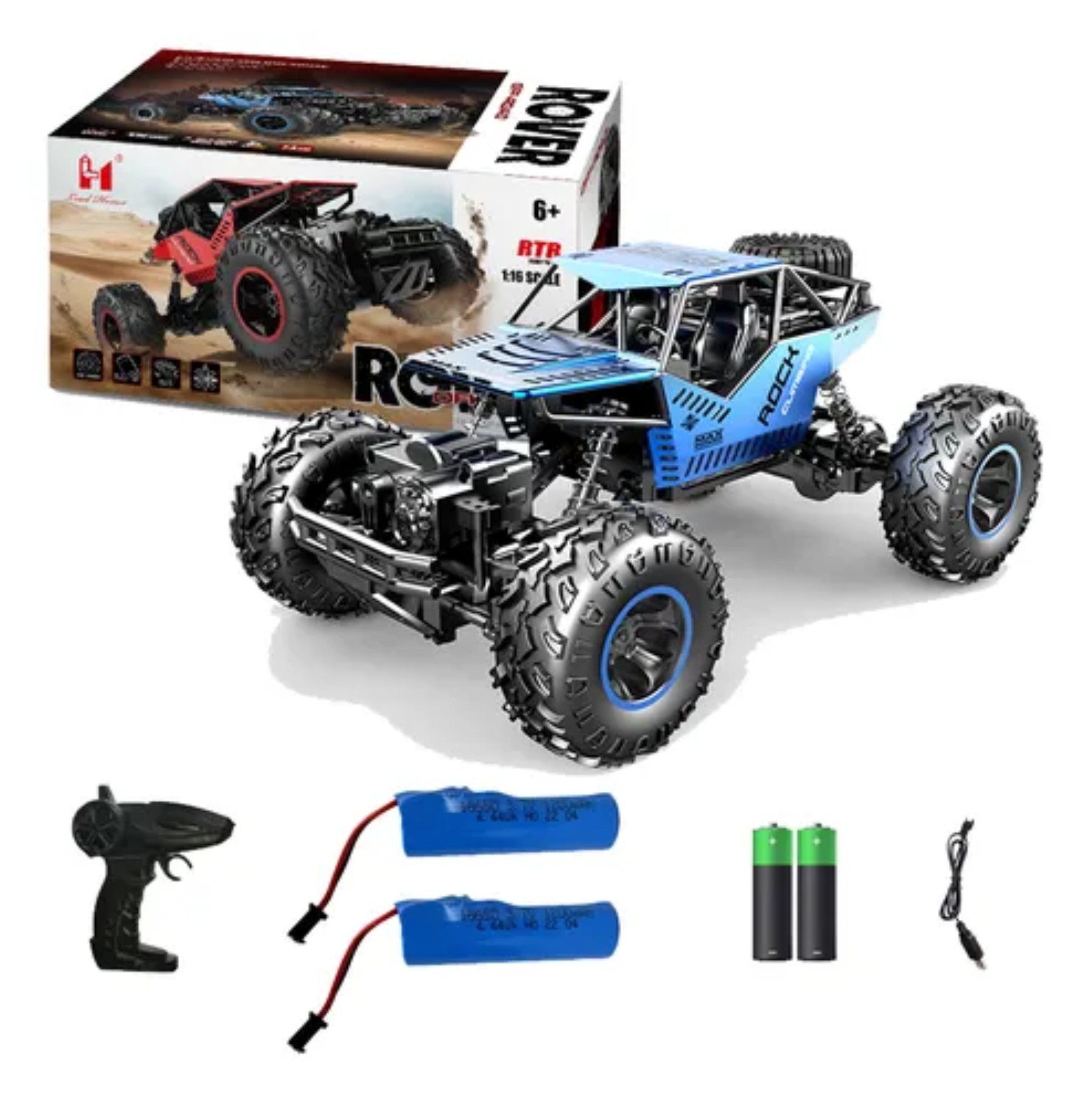 Juguete Control Remoto 4x4 azul image number null