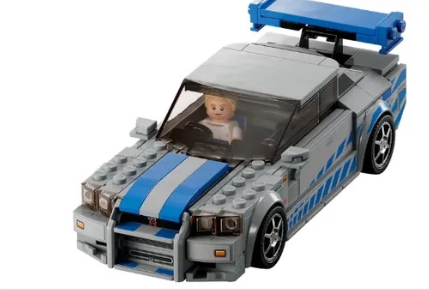 Bloque Carro construccion 319 piezas Gris Azul image number null