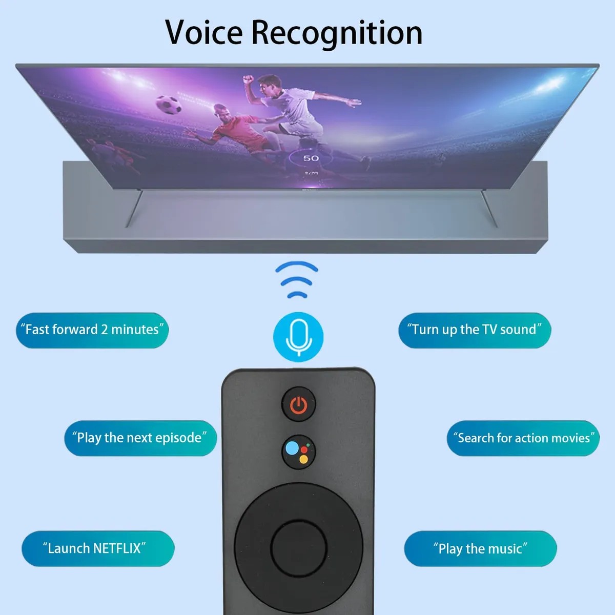 Control Remoto Para Xiaomi Tv Stick Para Mi Box 4s 4k+pilas image number null