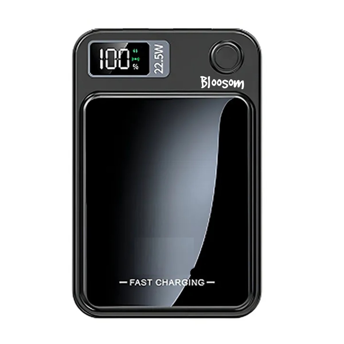Power Bank Inal&aacute;mbrico Magn&eacute;tico 10000mah 5.0a 22.5w Usb-c Negro image number null