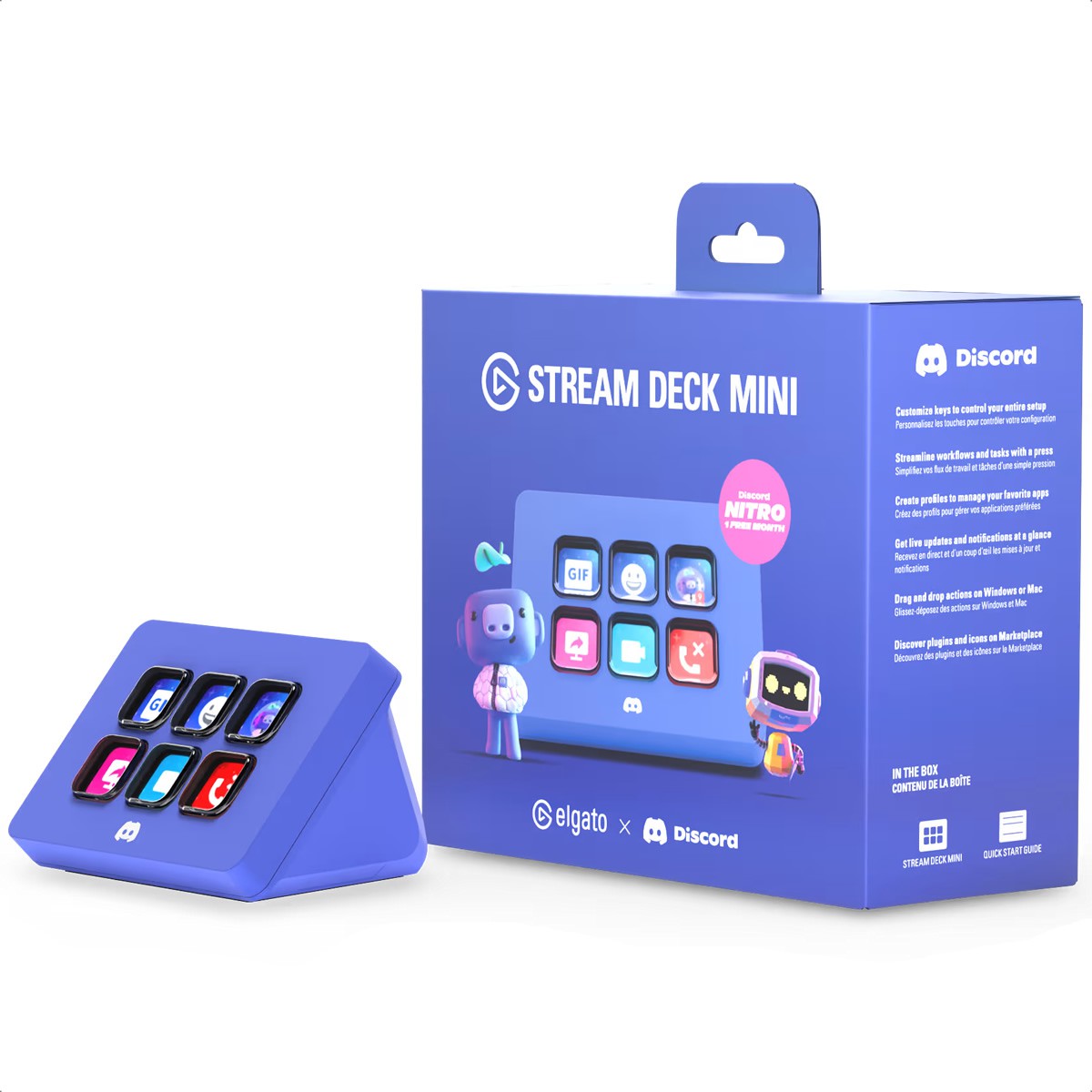 Stream Deck Mini Discord elgato 6 Teclas LCD Personalizable 10GAI9931 image number null