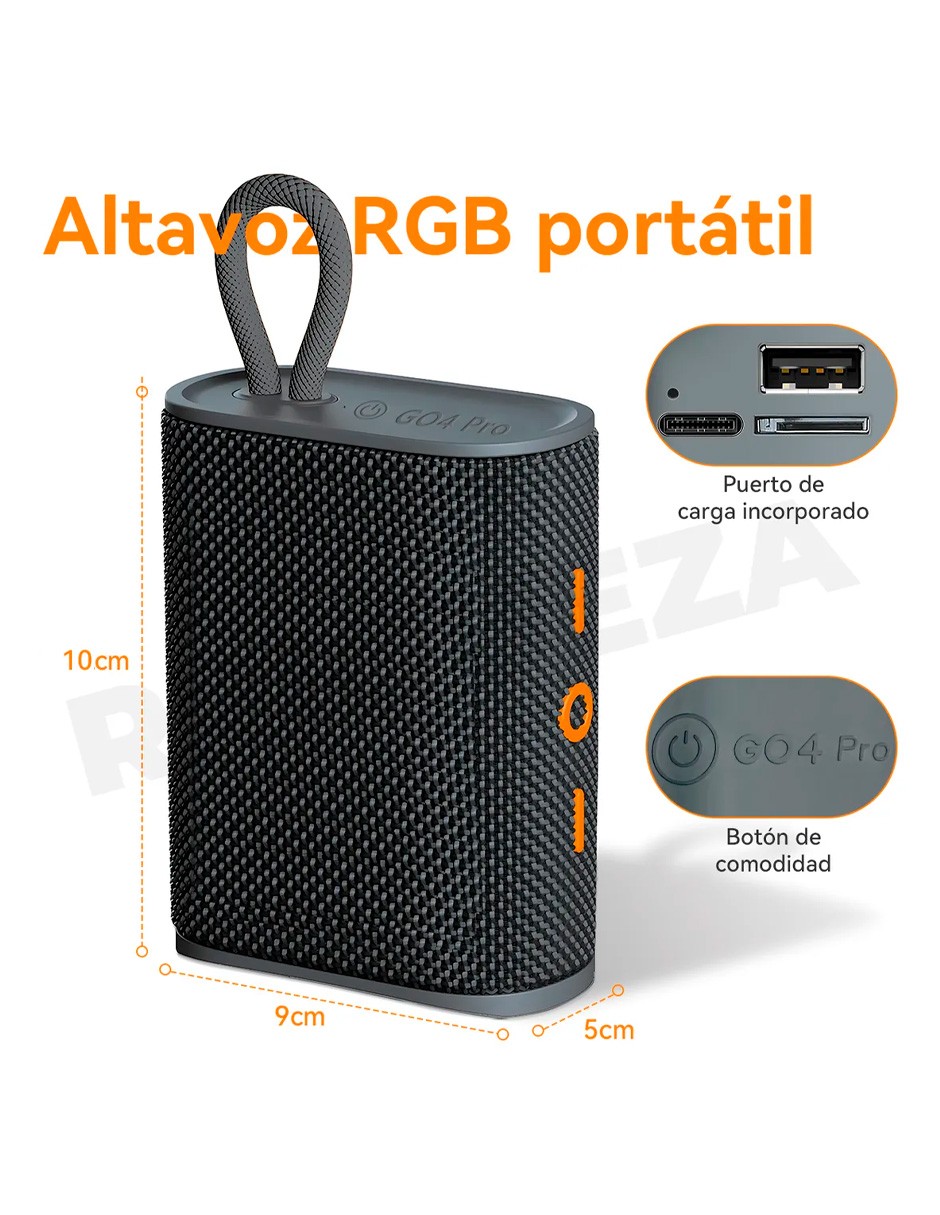 Bocina RGB Impermeable Petukita Box Jovi220 image number null