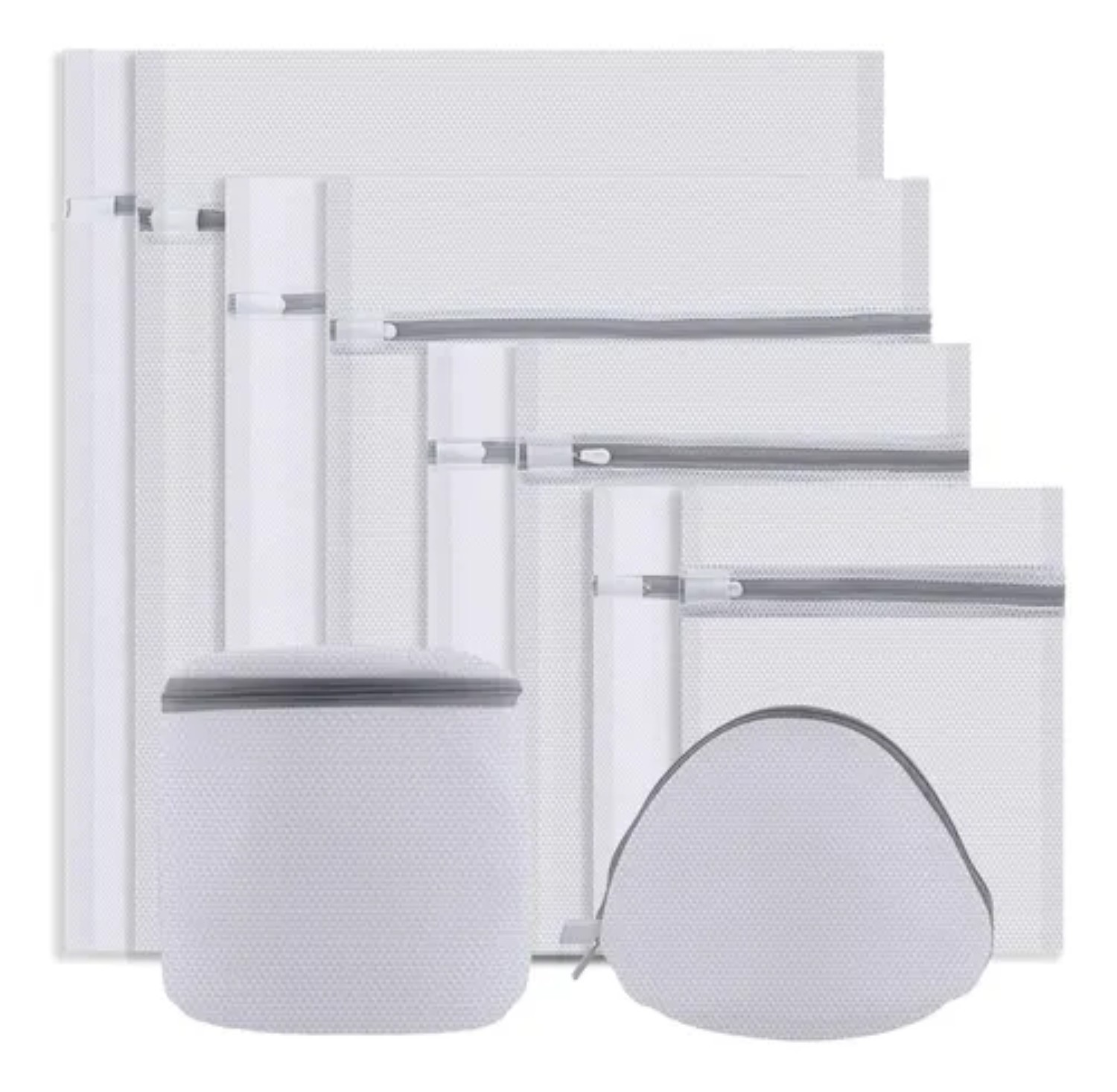 Set De 10 Malla Bolsas De Lavander&iacute;a Para Lavadora Para Ropa blanca image number null