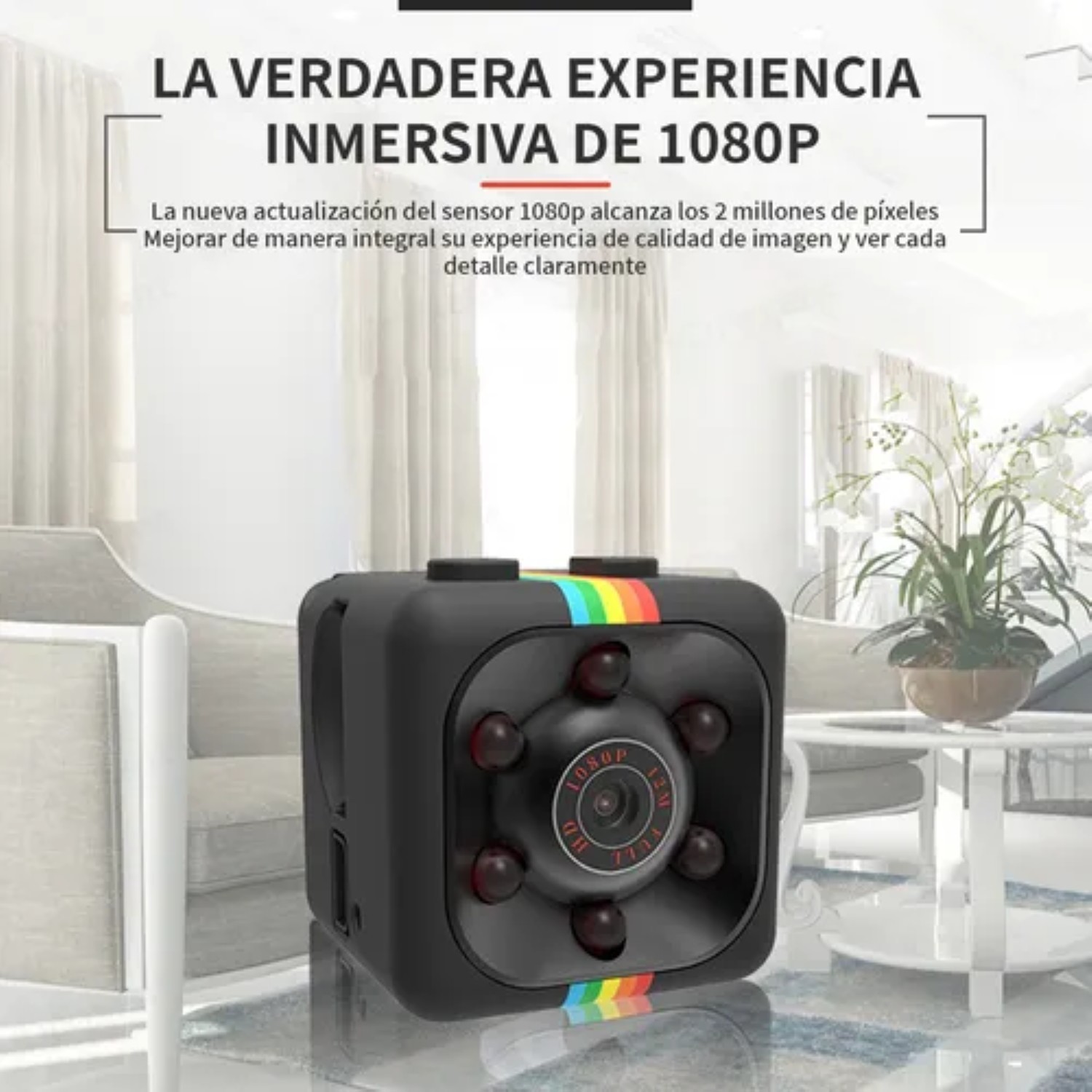 Hd 1080p Mini C&aacute;mara De Infrarrojos Noche,micro C&aacute;mara Esp&iacute;a image number null