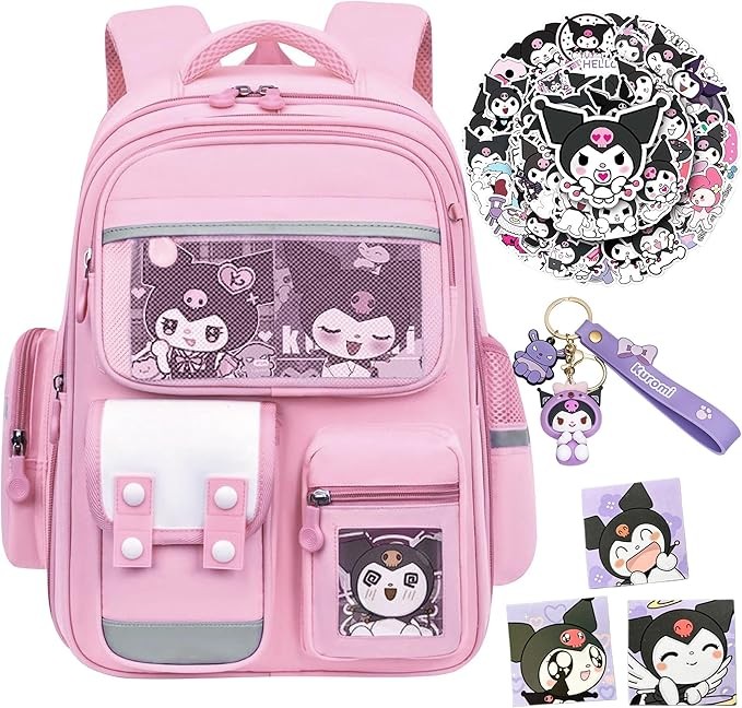 A Mochila para Ni&ntilde;as, Mochila de Dibujos Animados con Capacidad para 3 Cartas image number null