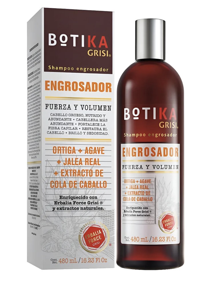 Shampoo Grisi Botika Engrosador Fuerza y Volumen 480ml image number null