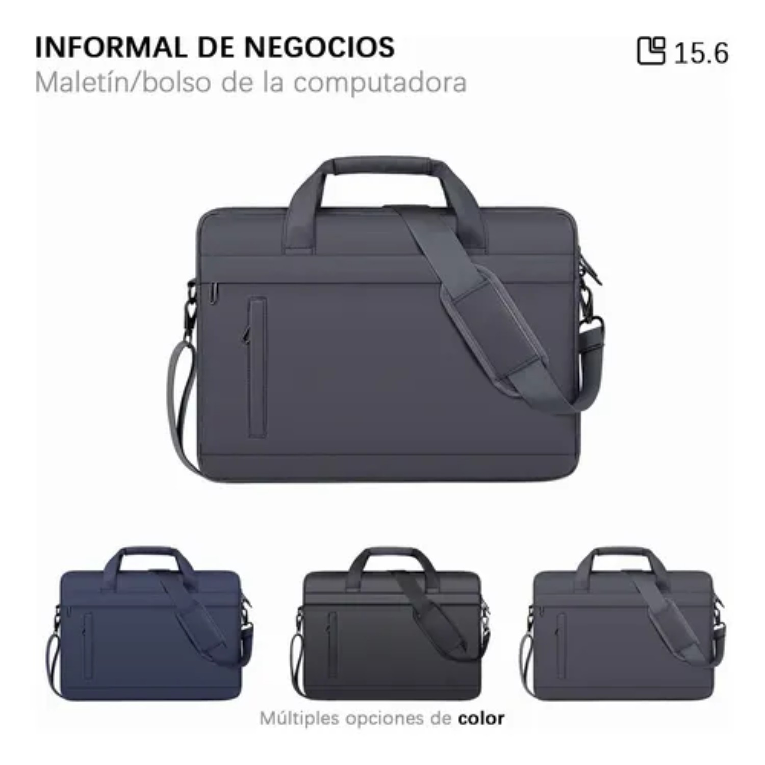 Portafolios Mochila De Moda Simple Para Computadora Gris image number null
