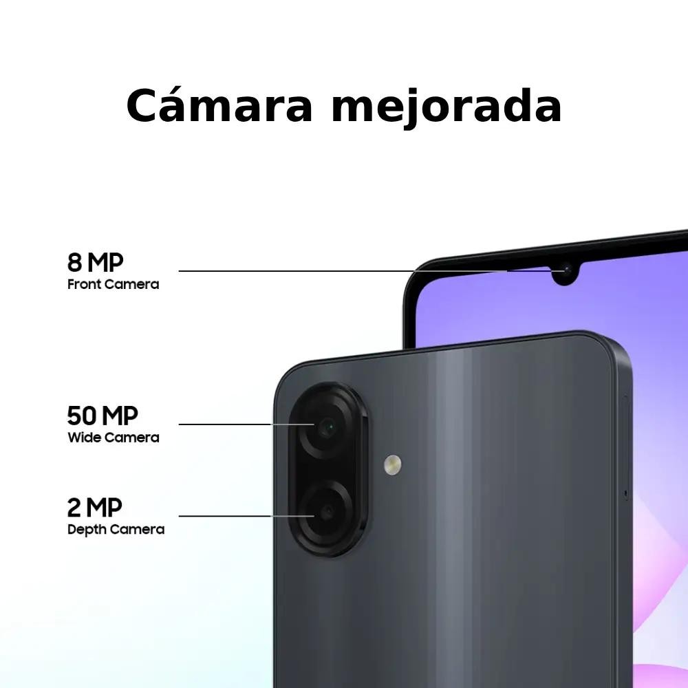 Samsung A07 64gb + 4gb IP54 6.7 50 Mp Telcel Negro image number null