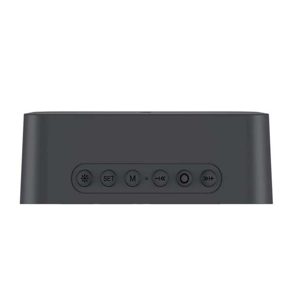 Reloj Despertador Bluetooth Con Bocina Recargable Usb. image number null