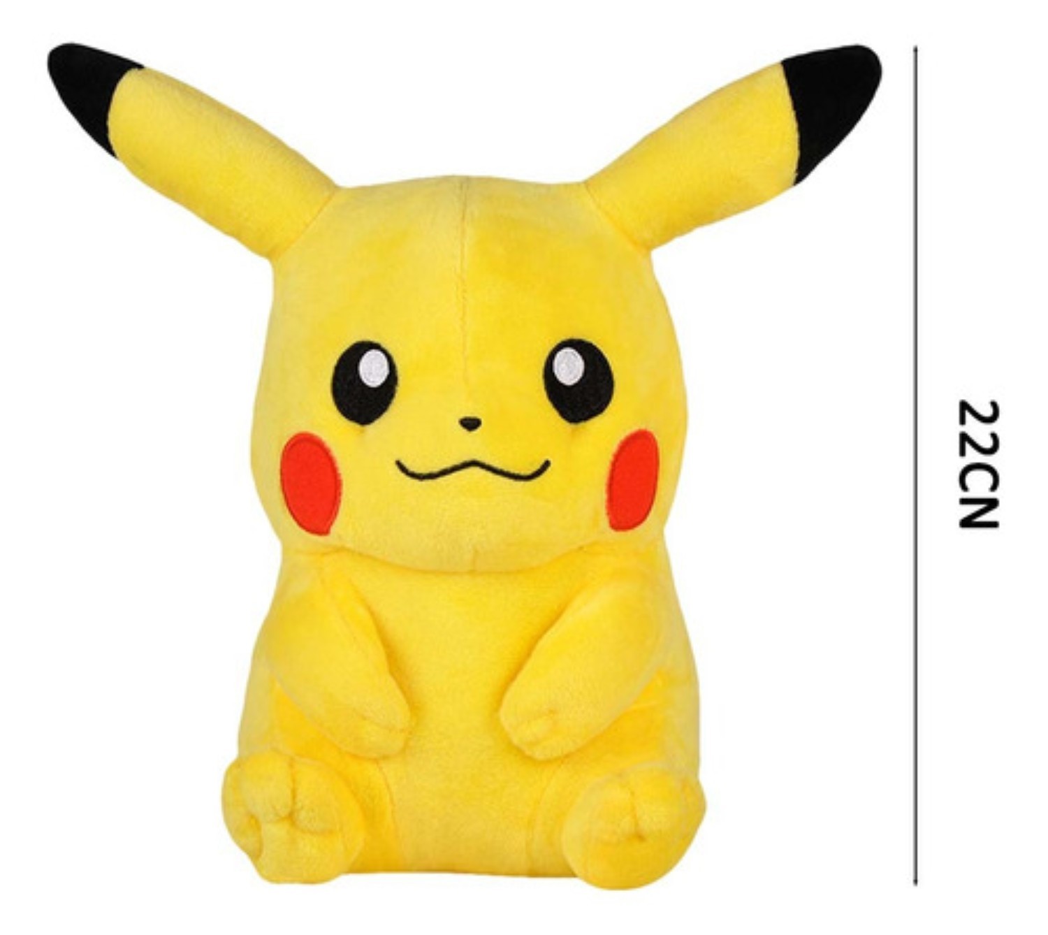 Peluche Pok&eacute;mon Original Pikachu Amarillo image number null