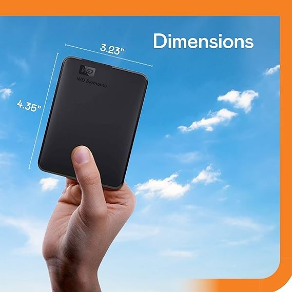 Western Digital 4TB Elements Portable External Hard Drive - USB 3.0 - WDBU6Y0040BBK-WESN. image number null