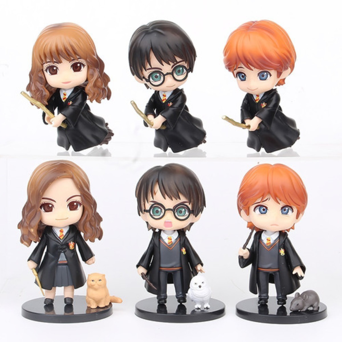 Harry Potter Coleccion Juguetes Figuras Coleccionables 6 Pzs image number null