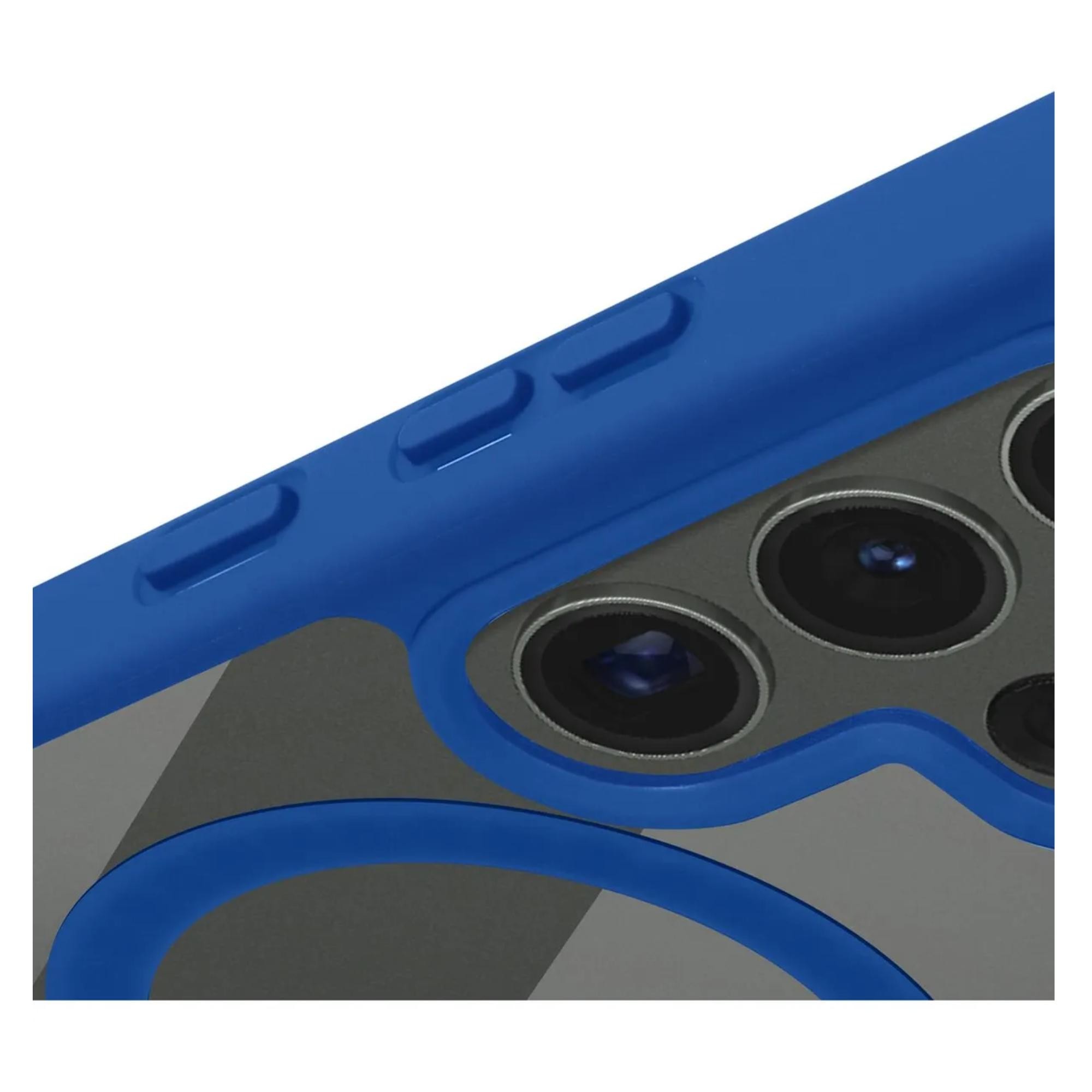 Funda Clear Case Color Azul Navy Para Samsung Galaxy Ultra Compatible Con MagSafe Protecci&oacute;n Elegante Y Funcional image number null