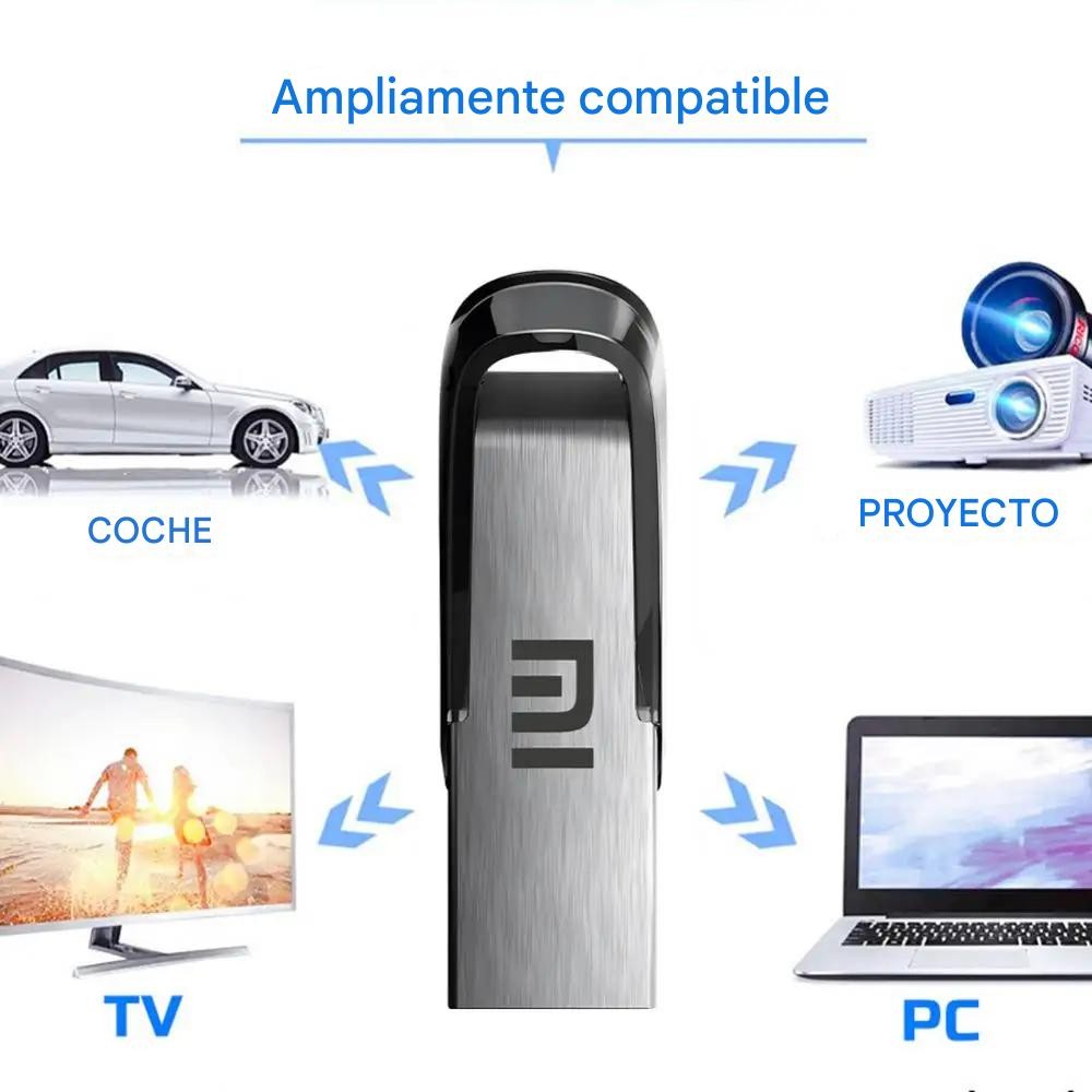 Unidades Flash USB 2TB negro memoria resistente agua datos USB 3,0 alta velocidad Metal pl&aacute;stico pc image number null