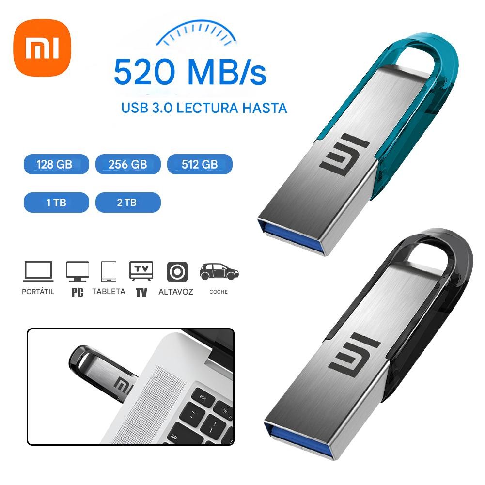 Unidades Flash USB 2TB negro memoria resistente agua datos USB 3,0 alta velocidad Metal pl&aacute;stico pc image number null
