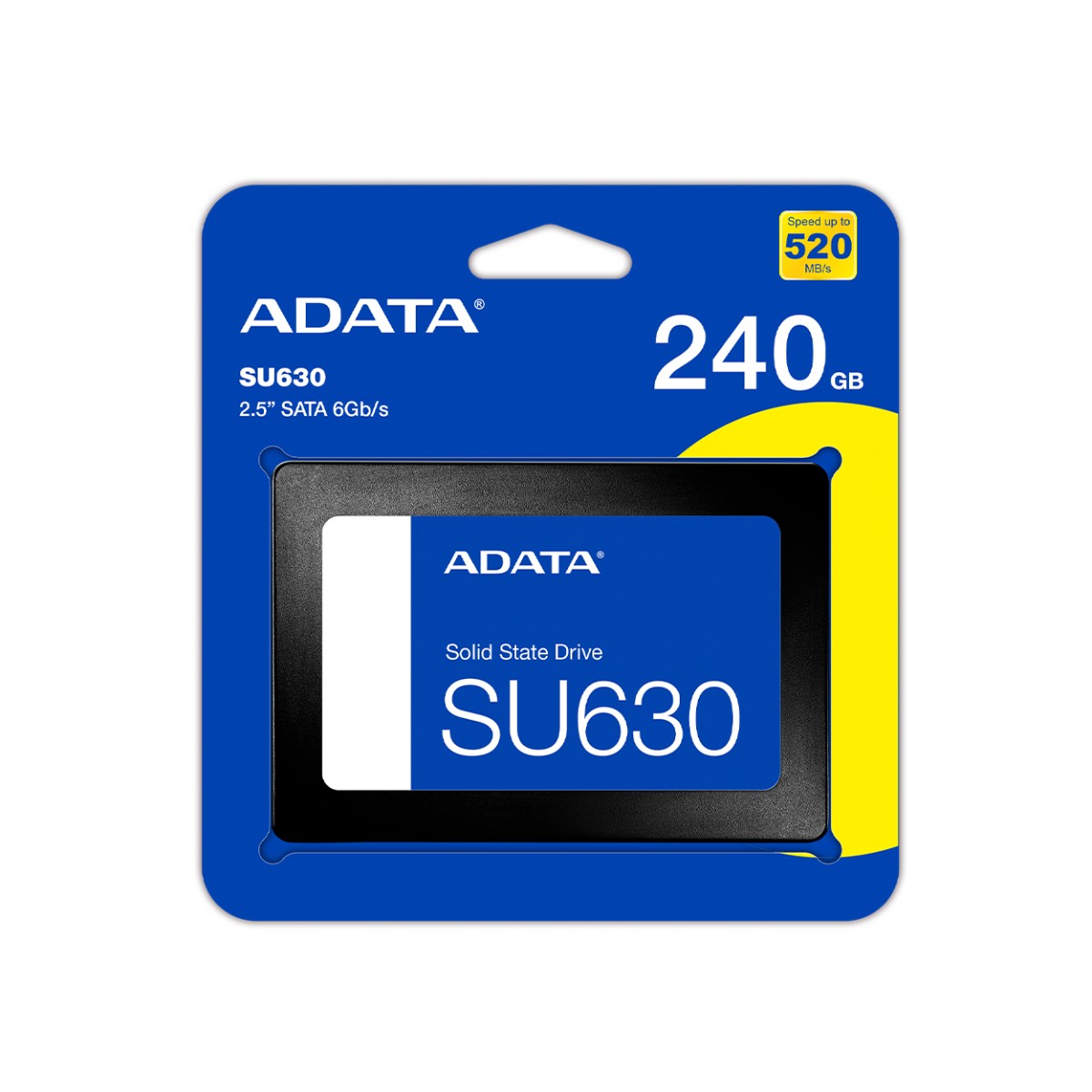 SSD Adata Ultimate SU630, 240GB, 2.5", 450MB/s Escritura, 520MB/s Lectura, SATA III image number null