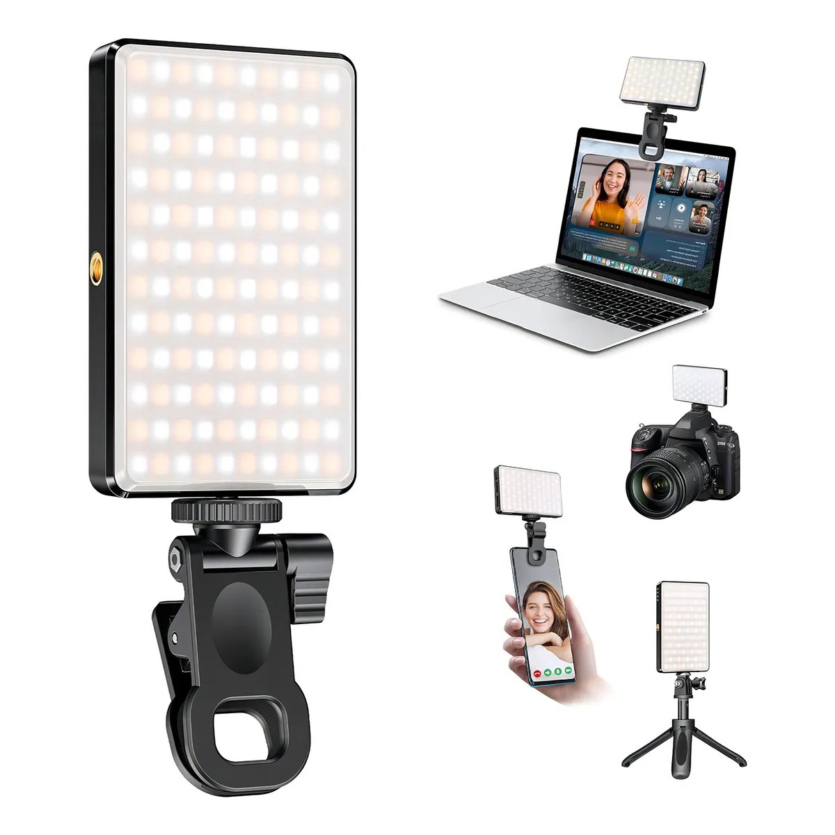 Luz De Celulares/c&aacute;mara L&aacute;mpara, Led Recargable Con 3 Modos De Iluminaci&oacute; image number null