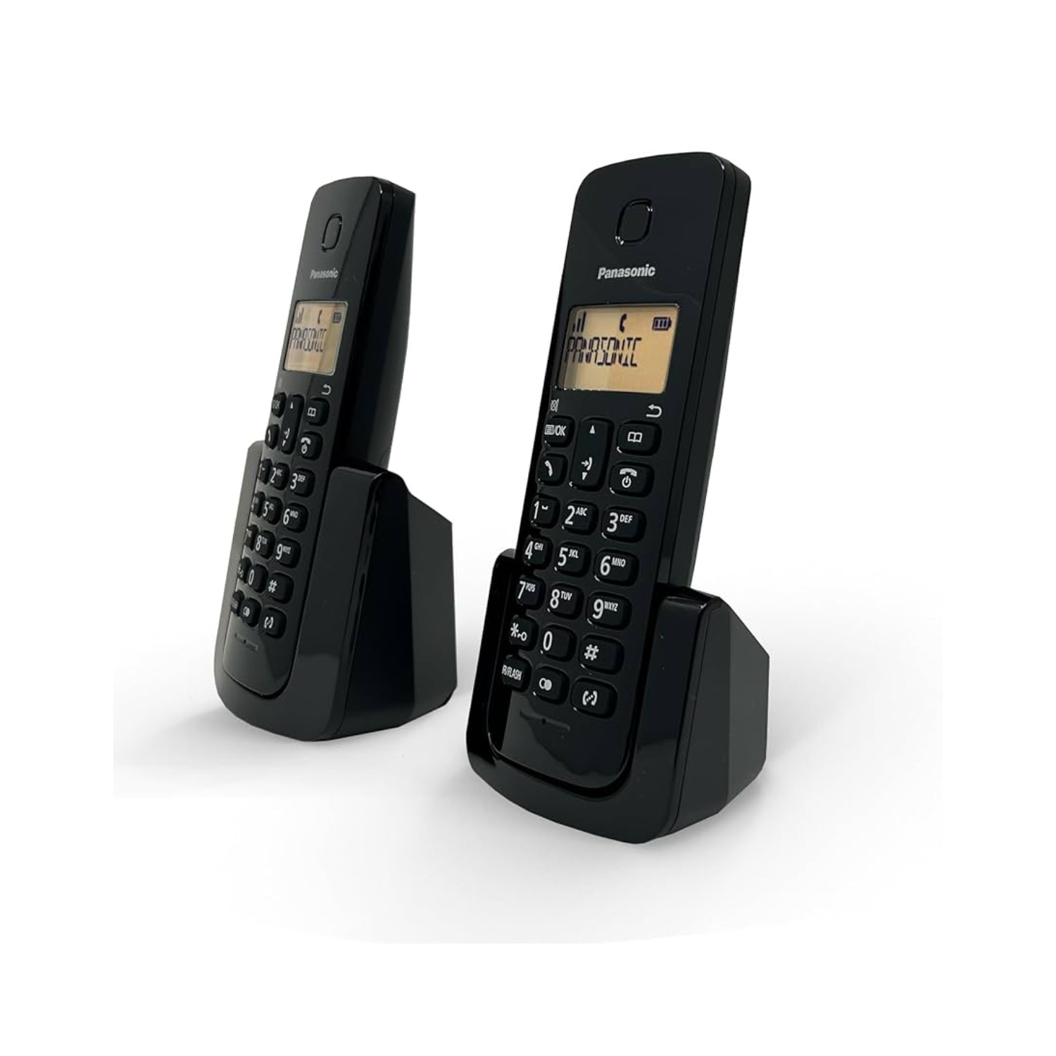 Tel&eacute;fono Inal&aacute;mbrico Panasonic modelo KX-TGB112MEB color negro con 2 auriculares image number null