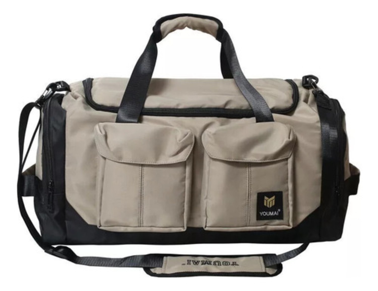 Maleta Deportiva Bolsa Gym Viaje Mochila Moda Fitness caqui image number null