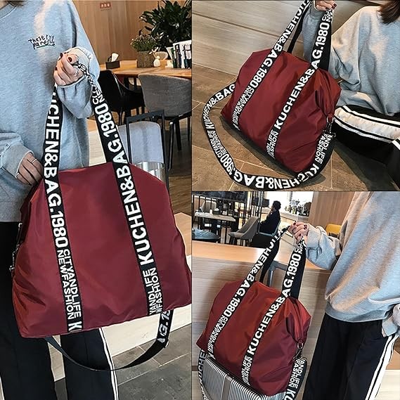 A Bolso Bandolera Mujeres, Impermeable Bolsas Totes para Mujer Alta Capacidad Bolso Multifuncional Correa de Hombro image number null