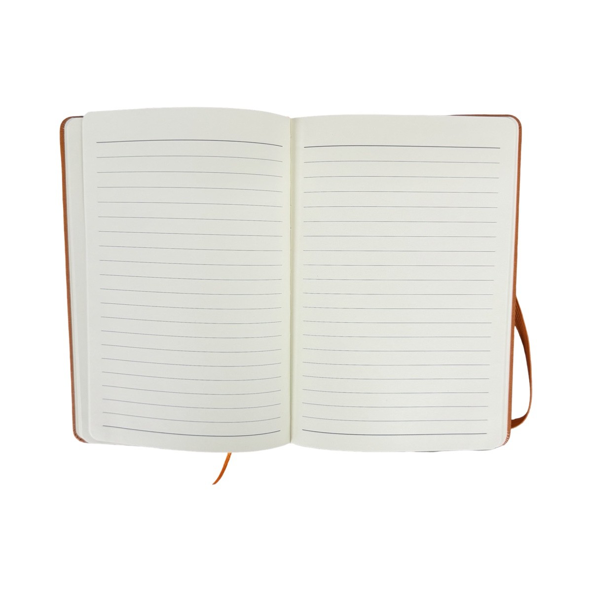 Libreta de pasta dura color naranja, hojas rayadas, Goku image number null