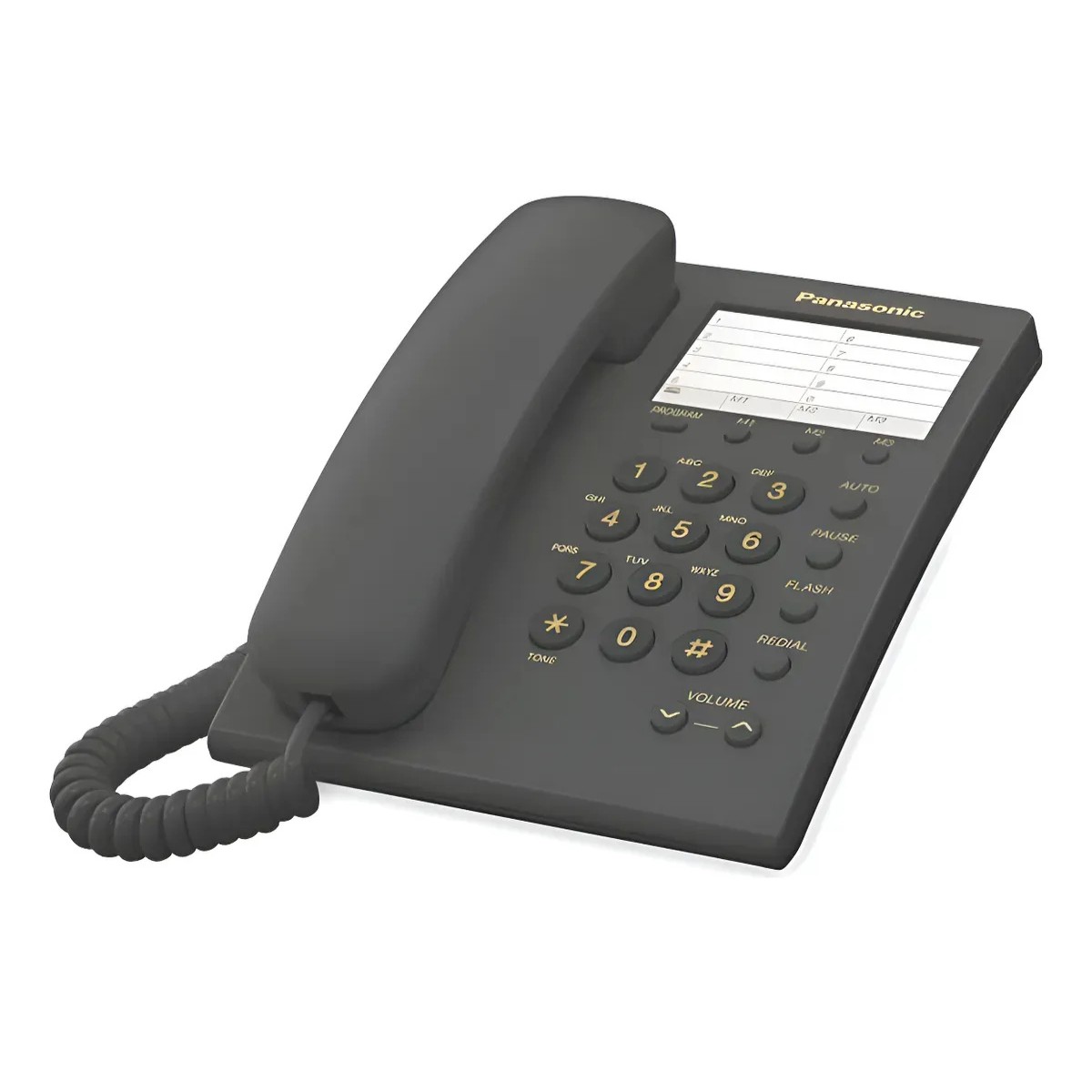 Combo 2 Piezas Tel&eacute;fono Fijo Panasonic KX-TS550MEB Negro con 10 Teclas de Marcaci&oacute;n R&aacute;pida, Montaje en Pared y Remarcado image number null
