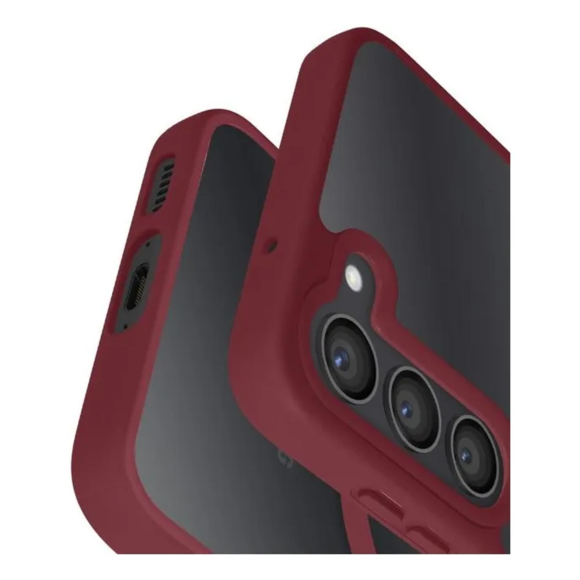 Funda Clear Case Color Vino Para Samsung Galaxy Compatible Con MagSafe Buena Protecci&oacute;n , Elegante Calidad ,y dise&ntilde;o image number null
